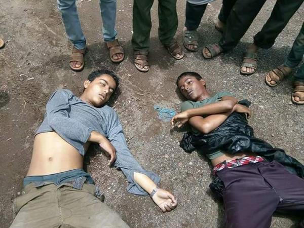 وفاة شابين شقيقين غرقا في سد شعب القارط بمنطقة المخادر بمحافظة إب (صورة)
