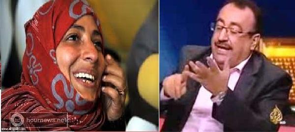 توكل كرمان وخالد الانسي يعلنان تضامنهما مع الحوثي ضد صالح (صور)