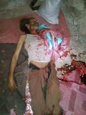إب: مسلحوا الحوثي يعدمون مواطناُ أمام زوجته وأطفاله في مذيخرة