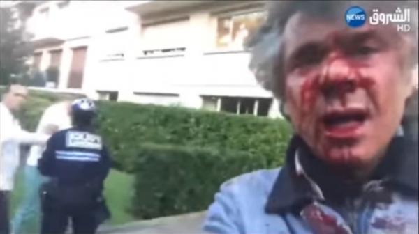 هل تذكرون الناشط الجزائري دافع غرامات البوركيني والنقاب في فرنسا؟.. شاهدوه غارقا بدمائه