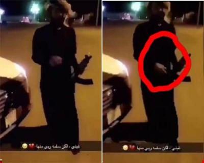 بالفيديو: سعودي يطلق النار على صديقه بعد رفع السلاح عليه