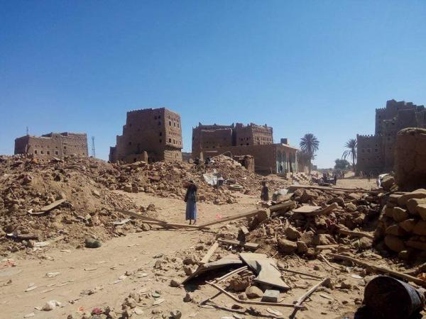 تفاصيل انفجار منزل في منطقة «برط العنان» بالجوف والذي اسفر عن أكثر من 17 قتيل وما يزيد عن 35 جريح (صور)