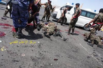 خمسون صورة لقتلى الأمن المركزي الذين سقطوا اليوم الاثنين 21 مايو 2012م في العملية انتحارية