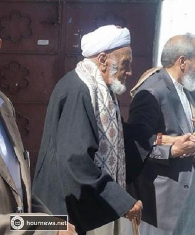 بالصورة: شاهد ماذا فعل الحوثيون في صنعاء بالقاضي الشيخ «محمد بن اسماعيل العمراني»
