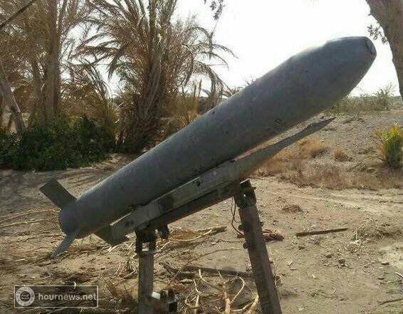ضربة موجعة للحوثيين في لحج جعلهم يتركون وراءهم صاروخ جاهز للإطلاق (شاهد صورة)