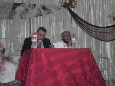 ممثل حركة حماس يتلقى علماء وخطباء وإعلاميي محافظة تعز لتسليط الضوء على القضية الفلسطينية  