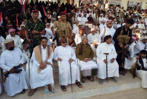 فعالية حاشدة في المهرة ترفض التواجد العسكري السعودي وأنبوب تصدير النفط
