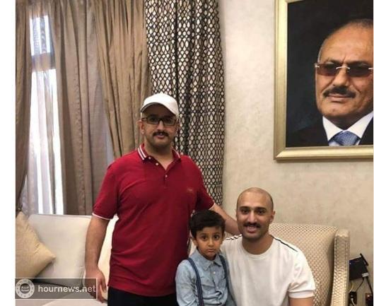 أول تعليق من مدين علي عبدالله صالح بعد إفراج الحوثيين له (صورة)