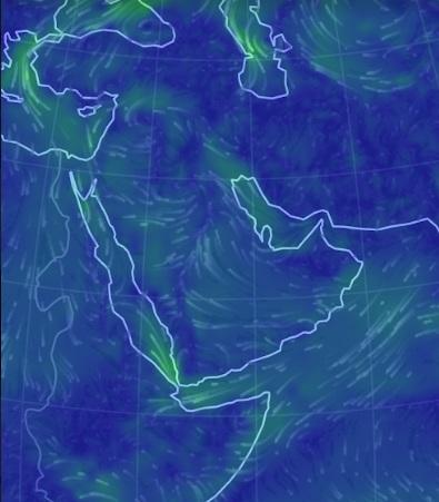 الفلكي اليمني الشوافي: استمرار اضطراب الطقس على شبه الجزيرة العربية و العراق و الشام