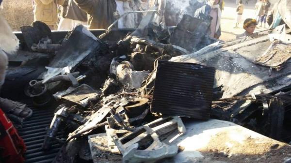 الحوثيون يعلنون إسقاط طائرة تابعة للتحالف في صعدة وينشرون معلومات خطيرة عنها 