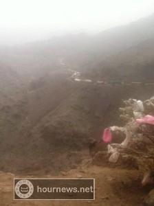 مسلحون يقطعون حركة السير بنقيل “ربض ” في مدينة الضالع