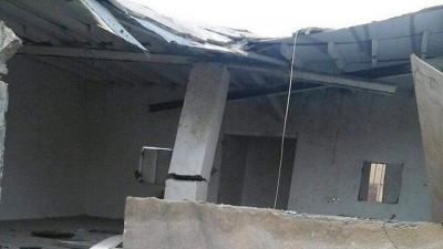  الحوثيون يفجرون مسجد الشيخ عرفج بن هضبان