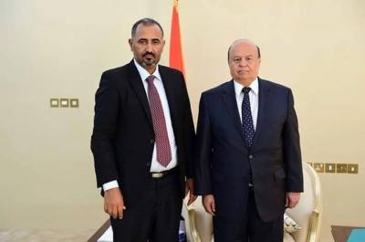 موقع عربي ..يكشف عن خلافات حادة بين هادي والامارات تجعل عيدروس الزبيدي يتمرد على الرئيس ..وشلال شائع لا يرد على المكالمات الرئاسية