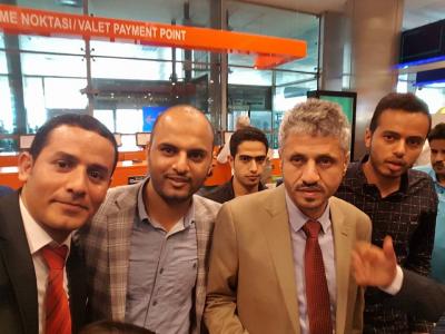 الشيخ حمود المخلافي يصل تركيا وهكذا تم استقباله