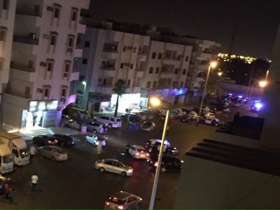 شاهد أول صورة وفيديو للتفجير الارهابي الذي هز مدينة جده السعودية قبل قليل