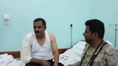 اصابة قائد معسكر صحن الجن  اليوم بمأرب "الاسم +صورة "