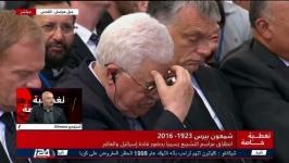"فتح" تطالب أبو مازن بالتنحي عن منصبه لمشاركته في جنازة بيريز