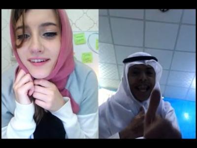 ابو_سن يفاجئ الجميع ويظهر مجدداً مع الحسناء الأمريكية "كريستينا" ولكن بطريقة مختلفة(شاهد)