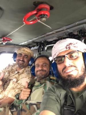 بن بريك وشلال شائع وعيدروس الزبيدي يصلون اليوم مدينة  المخا "صور"