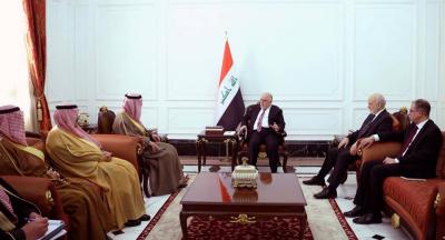 العبادي يستقبل وزير الخارجية السعودي عادل الجبير الذي يزور العراق لأول مرة