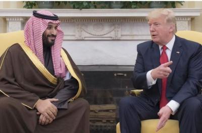 شاهد بالفيديو.. كيف احتفى ترامب بالامير محمد بن سلمان في البيت الأبيض.. ومزحة بينهما تلفت انتباه الإعلاميين