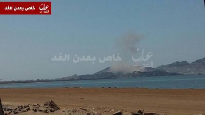 عاجل : انفجار عنيف يهز معسكر ألوية الحماية الرئاسية بجبل حديد
