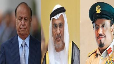 إماراتيون يخوّنون هادي بعد إقالته وزيرا