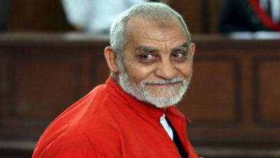 المؤبد لمحمد بديع مرشد الإخوان المسلمين في مصر