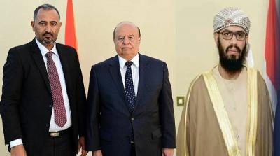 عكاظ : الزبيدي وبن بريك يرضخان للشرعية وسيعلنان " حل المجلس الانفصالي "