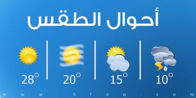 مركز الأرصاد ينبه من إرتفاع درجات الحرارة على المناطق الصحراوية والساحلية