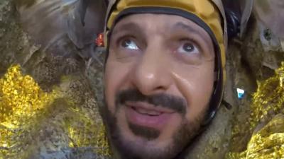 بالفيديو: تعرف على حقيقة المشروب الذي يتناوله رامز جلال وهو داخل مجسم حيوان "الكومودو"
