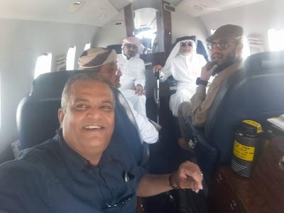 طائرة إماراتية خاصة تنقل " مجلس الزبيدي " إلى أبو ظبي