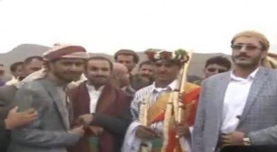 ظهور علني جديد لنجل الرئيس الاسبق  علي عبدالله صالح في محافظة صنعاء