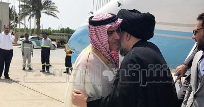 الزعيم الشيعي العراقي الكبير مقتدى الصدر يصل إلي السعودية (صورة)