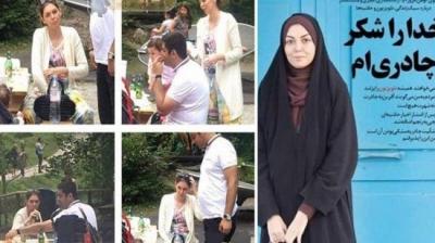 صور مسربة لمذيعة إيرانية "ملتزمة" وهي تشرب الكحول وتكشف شعرها بأستراليا تثير ضجة كبيرة في ايران!