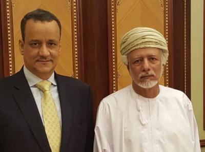 «ولد الشيخ» و «بن علوي» يتفقان في مسقط في على إنهاء الحرب باليمن في أقرب وقت