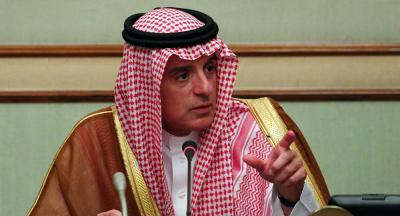 الجبير: يتجاهل الصاروخ اليمني ويعلق تحتفظ المملكة بحق الرد بالشكل والوقت المناسبين على تصرفات النظام الإيراني العدواني