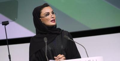 بالفيديو.. شاهد ما قالته الشيخة موزة والدة أمير قطر عن الحرب والحصار على اليمن