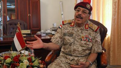 اندلاع حريق كبير بمنزل علي محسن الأحمر 