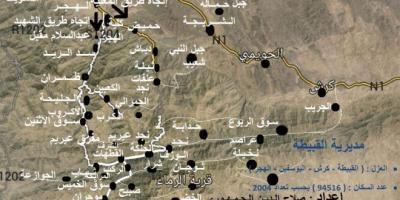 اشتباكات في القبيطة شمال محافظة محافظة لحج