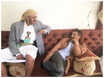 شاهد صورة "عفاش" نجل العميد طارق الذي وجه له رسالة يوم أمس الى معتقلات الحوثي 