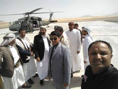 بالصورة:وصول محافظ مأرب سلطان العرادة الى المحافظة بعد غياب طويل