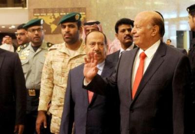 هادي وعلي محسن الأحمر يغادران العاصمة السعودية