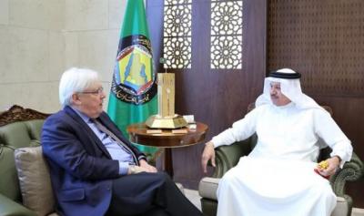 غريفيث يبحث مع الزياني عن حل سياسي ينهي الصراع في اليمن