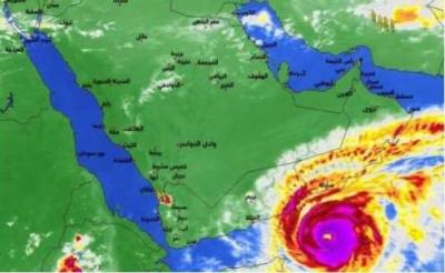 وكالة :خبراء الأرصاد الجوية بالهند: عاصفة هوجاء شديدة للغاية تضرب عُمان واليمن يوم السبت