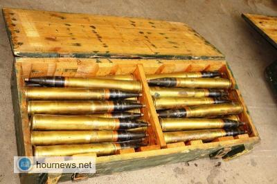 شاهد بالصور لقذائف مضادات الطائرات المضبوطة  بالأمانة واللواء :الترب يوجه بتكريم الجنود 