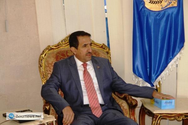 شاهد بالصور أول زيارة لوزير الداخلية: اللواء الرويشان إلى قيادة الأمن المركزي "عقب التمرد العسكري الأخير"