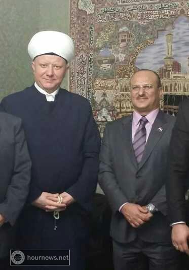 العميد يحيي محمد صالح يكشف سبب زيارتة اليوم لمفتي موسكو وماذا قال عن السعودية.صور
