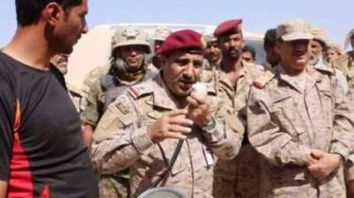 من هو القائد العسكري السعودي الذي زار اليوم جبهة فرضة نهم بصنعاء