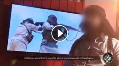 شاهد بالفيديو ولأول مرة اعترافات من أحد خلايا تنظيم القاعدة باليمن يكشف حقيقة تصوير عملياتهم الجهادية "مسرحية "